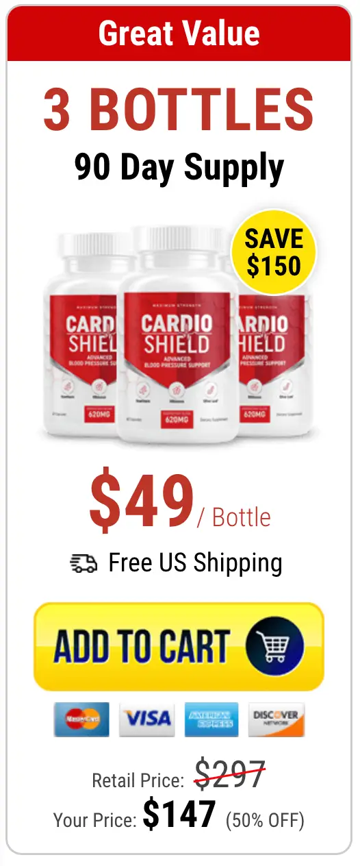 Cardio Shield Buy 3 Bottles