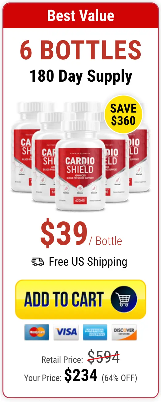 Cardio Shield Buy 6 Bottles